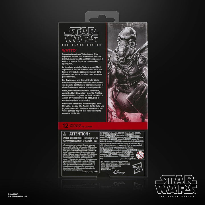 Star Wars The Black Series Watto, Angriff der Klonkrieger Premium Action-Figur zum Sammeln (15 cm)