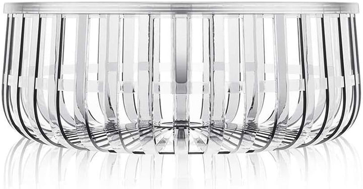Kartell Panier, Bambus, Crystal, 61 x 21 x 61 cm Cristallo, Cristallo