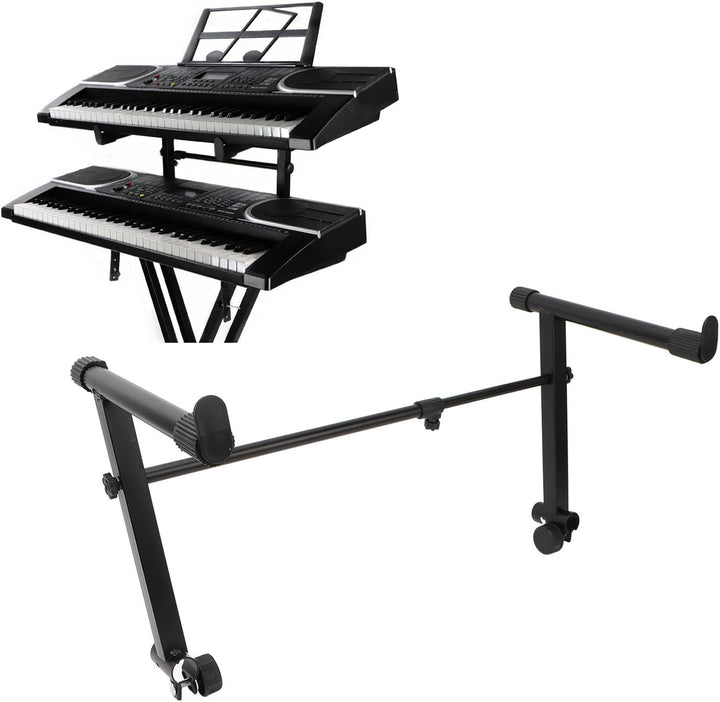 Elektronischer Keyboard-Ständer, Klaviertastatur-Verlängerungsadapter, Ständer-Riser, 42 Bis 75 Cm B