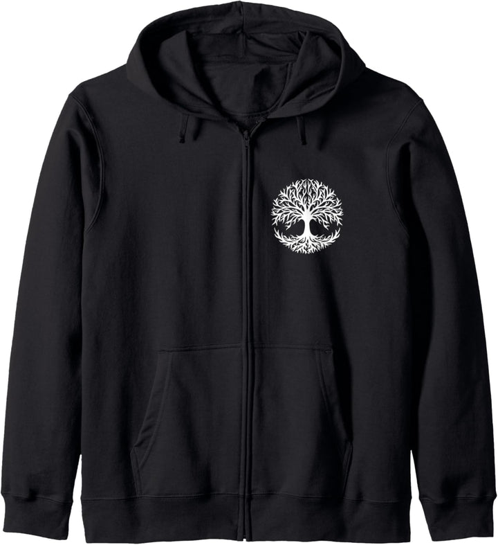 Yggdrasil, Keltischer Baum des Lebens, tree of life, Kapuzenjacke