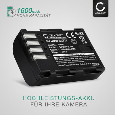 CELLONIC 2X Kamera Ersatzakku BP-61 für Sigma SD Quattro, SD Quattro H, Ersatz Akku 1600mAh BP-61 Ka