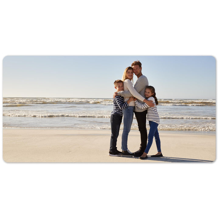 Herz & Heim® XXL Mousepad mit Wunschmotiv – Personalisierbare Schreibtischunterlage mit Foto & Text