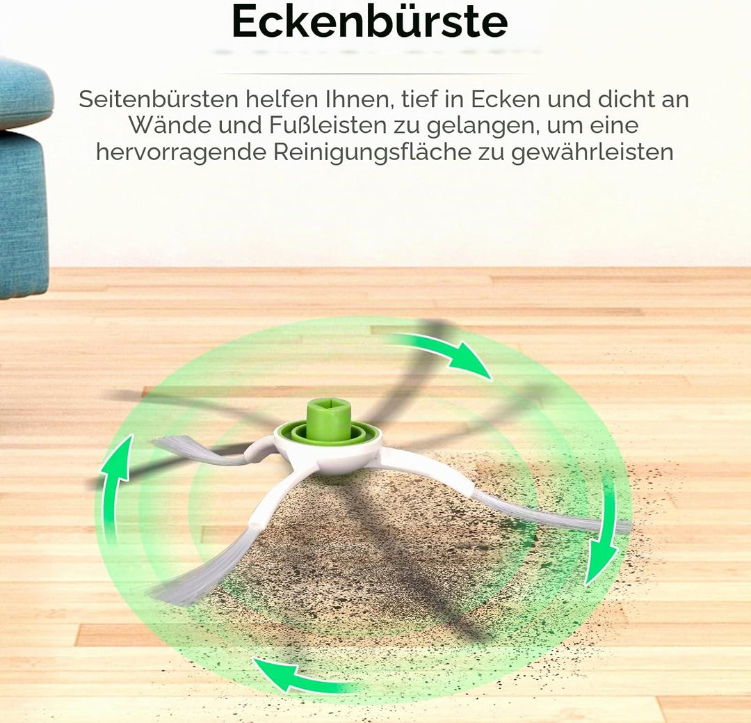 (10 Stück) T20 Omni Seitenbürsten-Ersatzteile kompatibel mit ECOVACS DEEBOT T20 Omni / T20e Omni/ X1