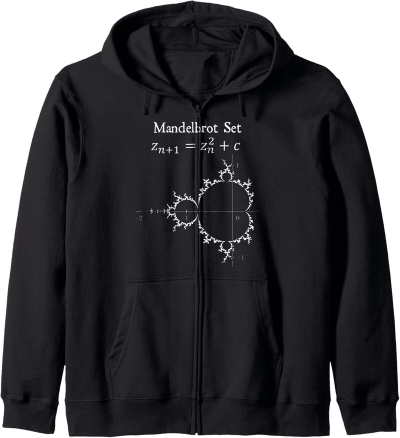 Nerdy Mandelbrot Set Chaos Schmetterling Physik Mathematiklehrer Kapuzenjacke