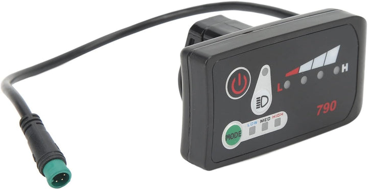 E-Bike-Display, Langlebiges und Verschleissfestes E-Bike-Datenanzeigemessgerät, Kleines, Leichtes LE
