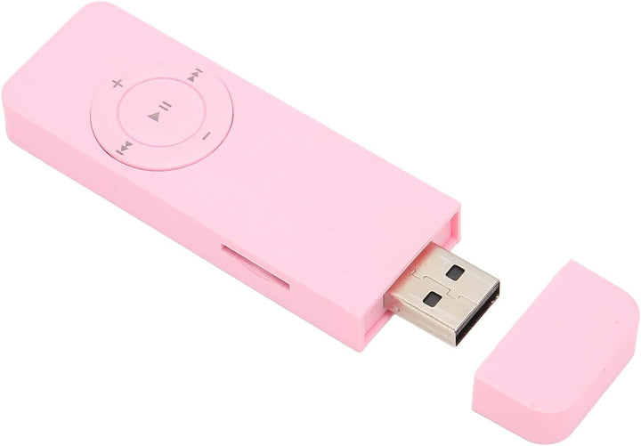 ASHATA MP3-Player, USB-MP3-Player, Schüler-MP3-Player, Walkman, Verlustfreier Sound, Plug-in-Speiche