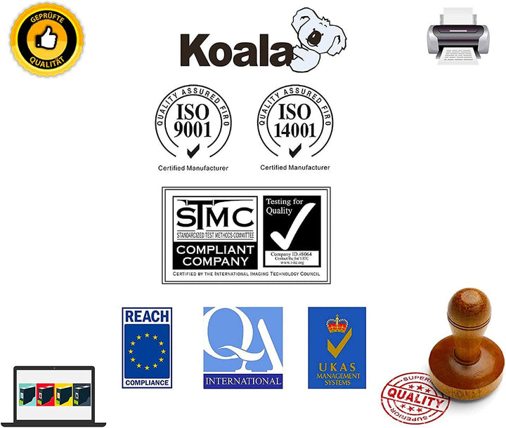 Koala Kompatibel Tonerkartusche Ersatz für 85A CE285A für Laserjet Pro P1102 P1102w M1132 M1212nf M1