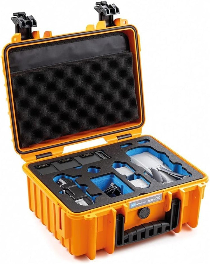 B&W Outdoor.Cases DJI Mavic Air 2 / Air 2S Orange 365x295x170 (Typ 3000), DJI Mavic Air 2 / Air 2S O