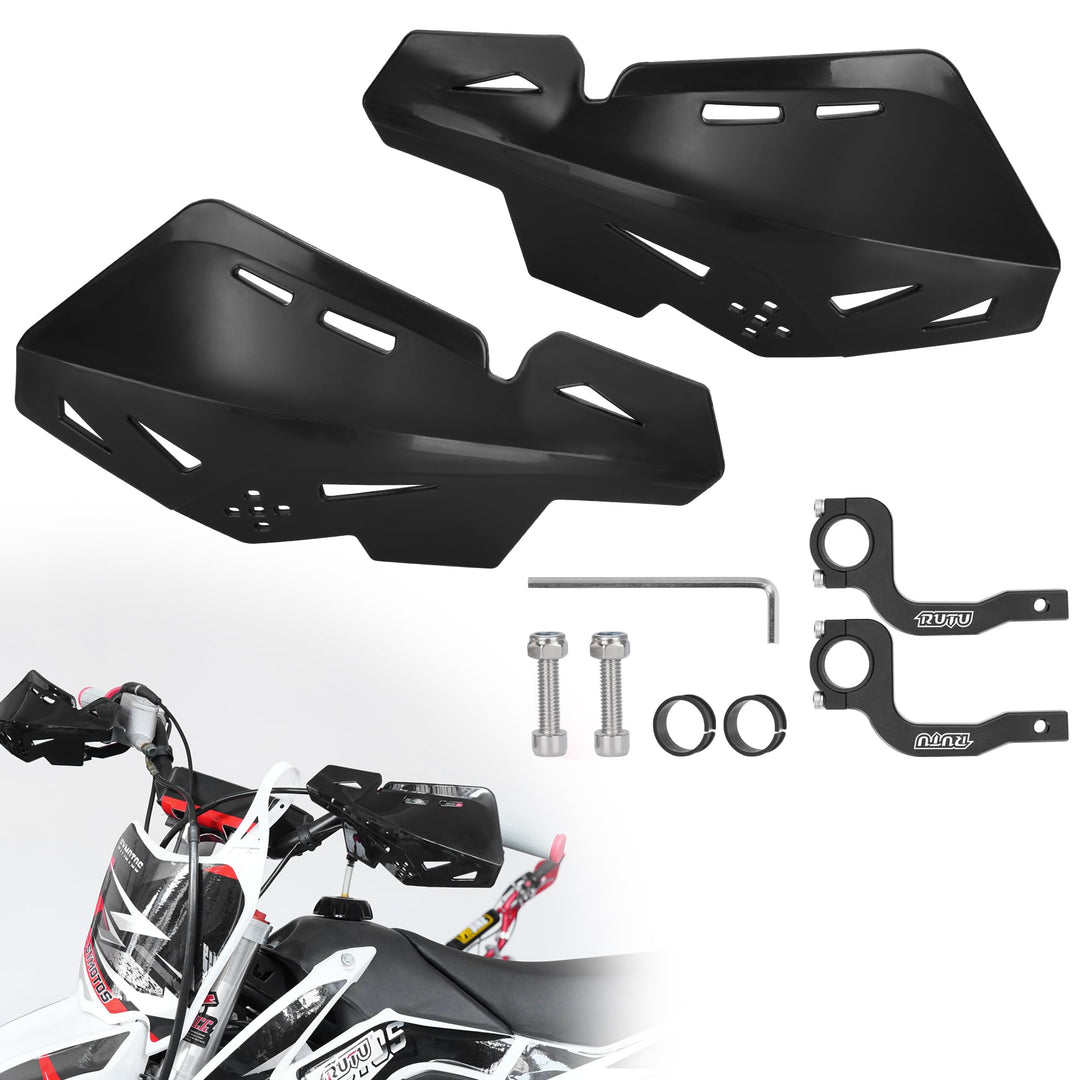 JIAYAN 7/8'' 22mm Dirt Bike Handschützer, Lenker Handschützer Schutz mit CNC Halterung Paar für Moto