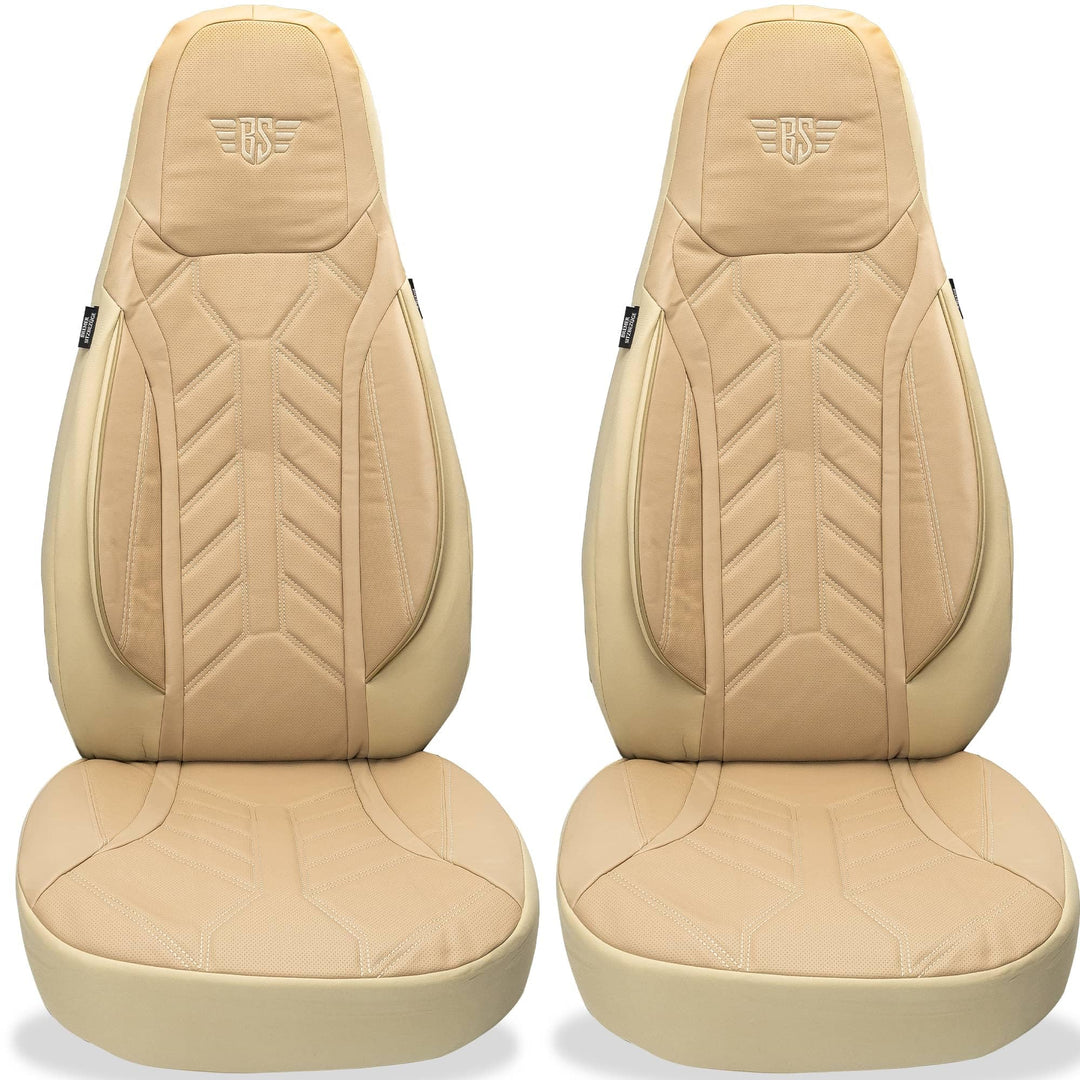 BREMER SITZBEZÜGE Mass Sitzbezüge Schonbezüge für Ford Fiesta MK 7 DPL505 DPL505 - Beige Fiesta MK 7