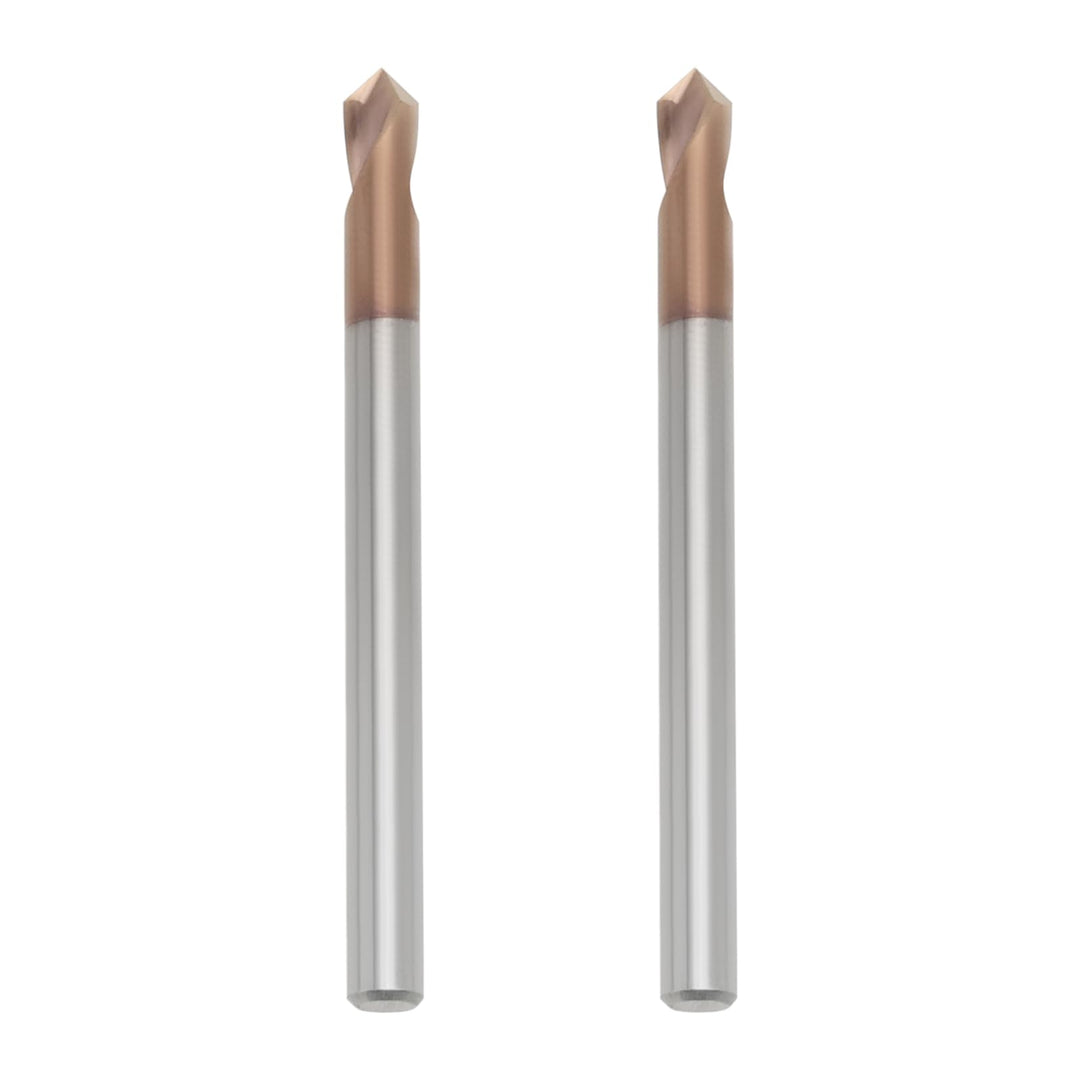 2 Stück 4mm Griff Abgeschrägter Fräser V Nut 90 Grad Fräser mit TiSiN Beschichtung Fräser aus Hartle