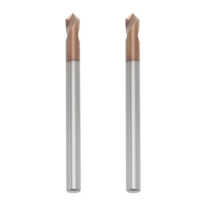 2 Stück 4mm Griff Abgeschrägter Fräser V Nut 90 Grad Fräser mit TiSiN Beschichtung Fräser aus Hartle