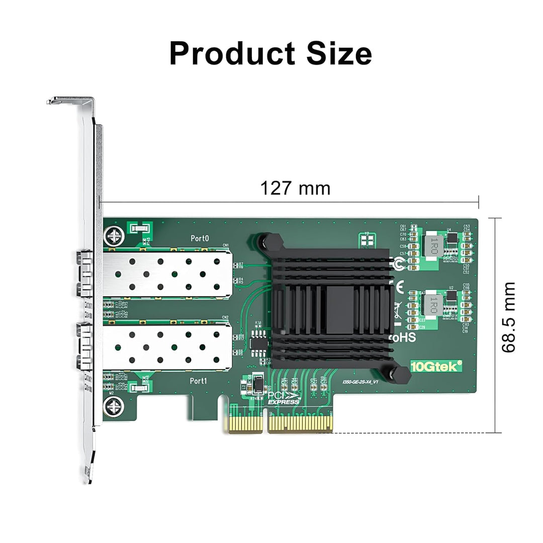 1000Mbps Gigabit Ethernet PCI Express NIC Network Card with Intel I350AM2 Chip Ethernet Server Conve