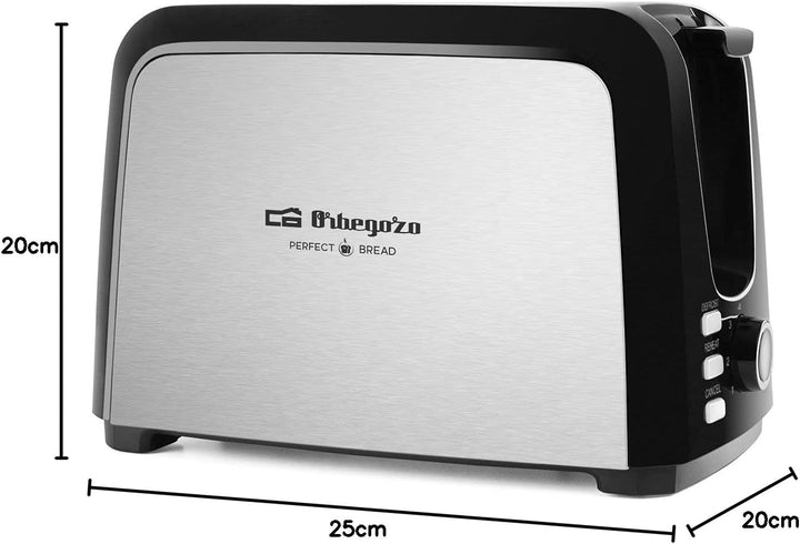 Orbegozo To 3060 750w Double Slot Toaster One Size