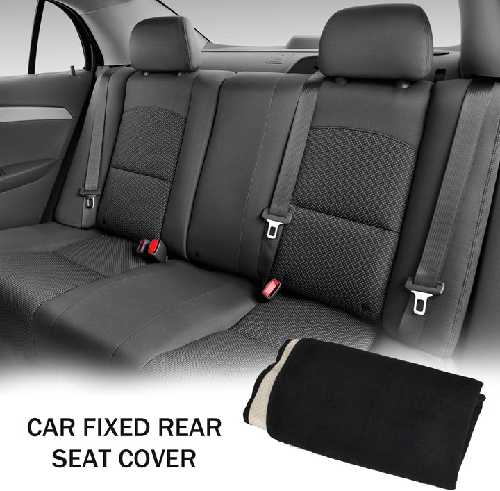 Naapesi Sitzschoner für Autositze, Autositzbezüge Universal Polyester, Schwarz Autositzbezüge Vorder