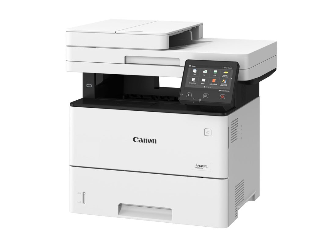 Canon i-SENSYS MF553dw s/w-Laser-Multifunktionsdrucker (Druck, Scan, Kopie, Fax, USB, WLAN, Duplex,
