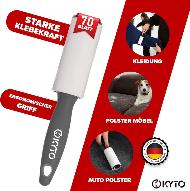 12 Stück Fusselrolle 840 Blatt Flusenbürste für Kleidung Möbel Sofa Tierhaare Katzenhaare Hundehaare