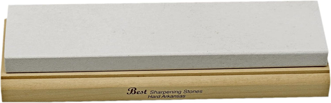 Arkansas Schleifstein-Set, Holzmontage, 20,3 cm
