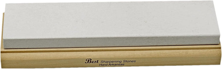 Arkansas Schleifstein-Set, Holzmontage, 20,3 cm