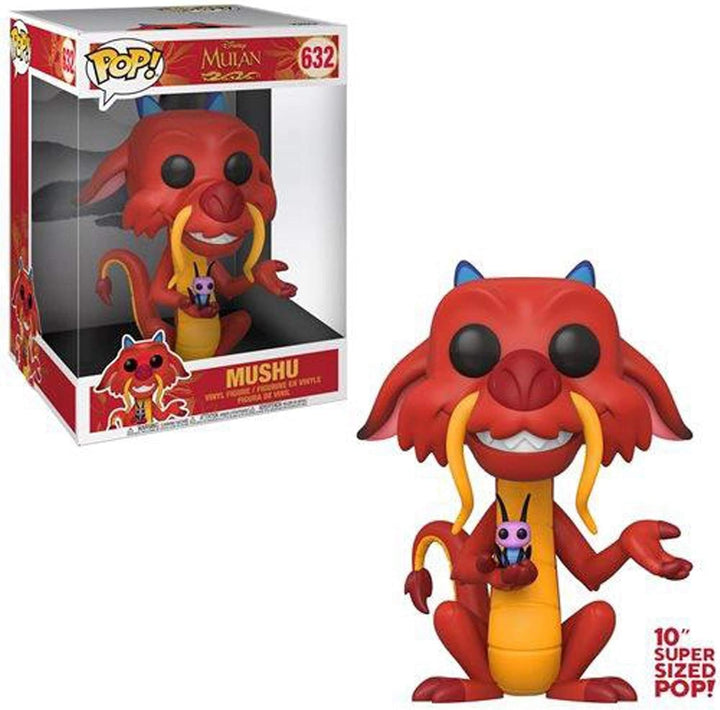 Funko Pop! Disney: Mulan-10 Mulan 10" Mushu - Vinyl-Sammelfigur - Geschenkidee - Offizielle Handelsw