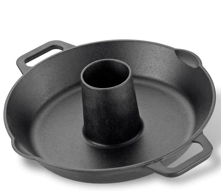 Küchenprofi BBQ Hähnchen Ständer Gusseisen, Ø 28 cm, 9,5 cm hoch, Grill Hähnchenhalter, Geflügelbrät