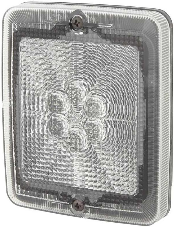 HELLA - Blinkleuchte - LED - 12V - Einbau/geschraubt - Lichtscheibenfarbe: glasklar - Kabel: 100mm -