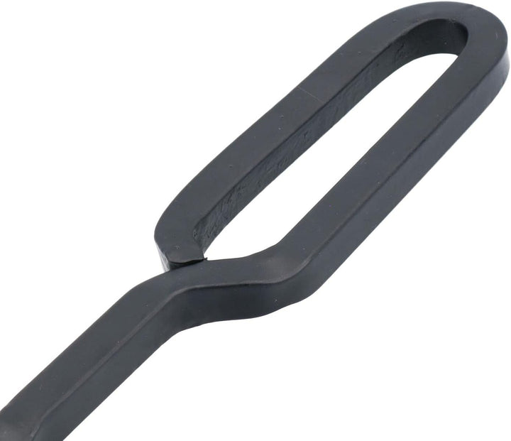 AB Tools 44,5 cm langer Haken mit Schlaufe oben, verdrehter Schürhaken, Feuer, Kohle, Holzbrenner, S