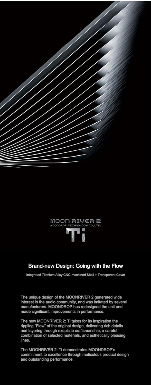 Moondrop Moonriver 2: TI Portable DAC/AMP DSD512 DSD Decoding Dual CS43198 Austauschbarer Typ-C Port