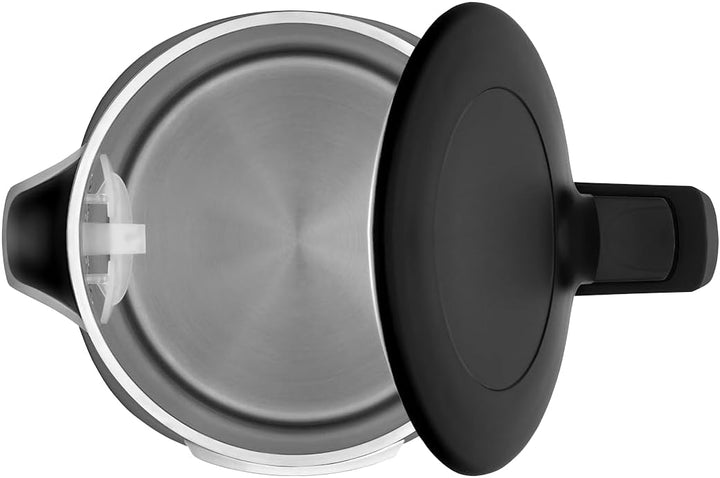 Concept RK3385 Edelstahl Wasserkocher doppelwandig 1,7 l, Schwarz