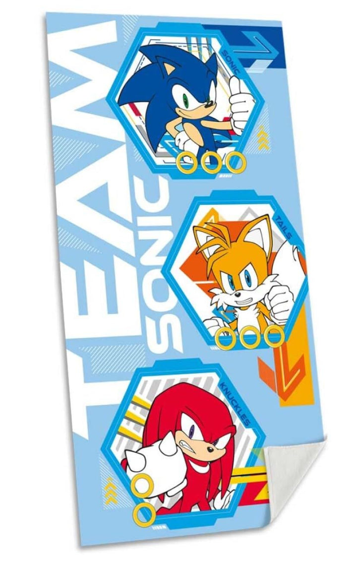 Badetuch (70x140cm, Baumwolle), Sonic The Hedgehog