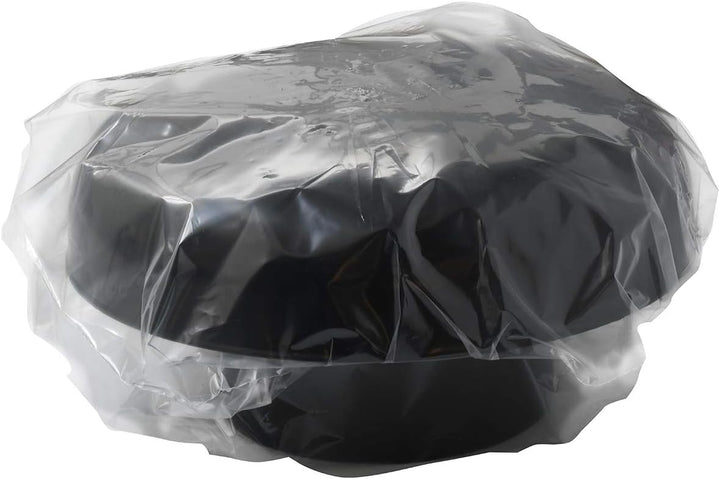 First Plast CDV160A Ventilationsmütze, Schwarz, Durchmesser 160 mm