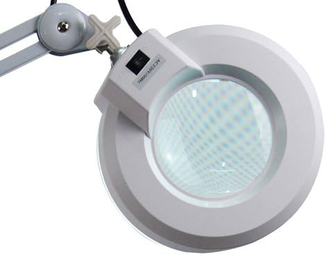 Beltom Lupenleuchte stativ Linse 5 Dioptrien Kaltlicht + LUPENLAMPE Standlupe