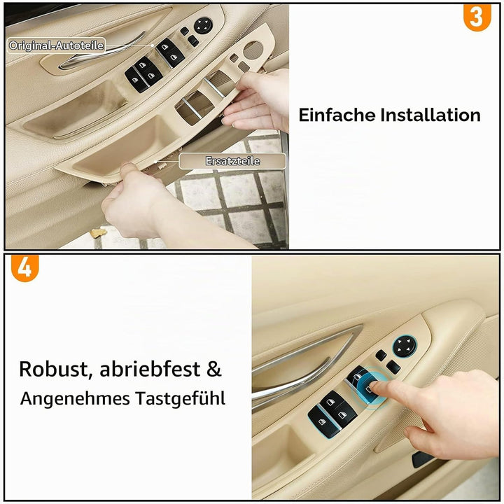 TTCR-II Kompatibel mit Türgriff Innen Links BMW 5er F10/F11, Linke Vordertür Griffverkleidung,Fenste