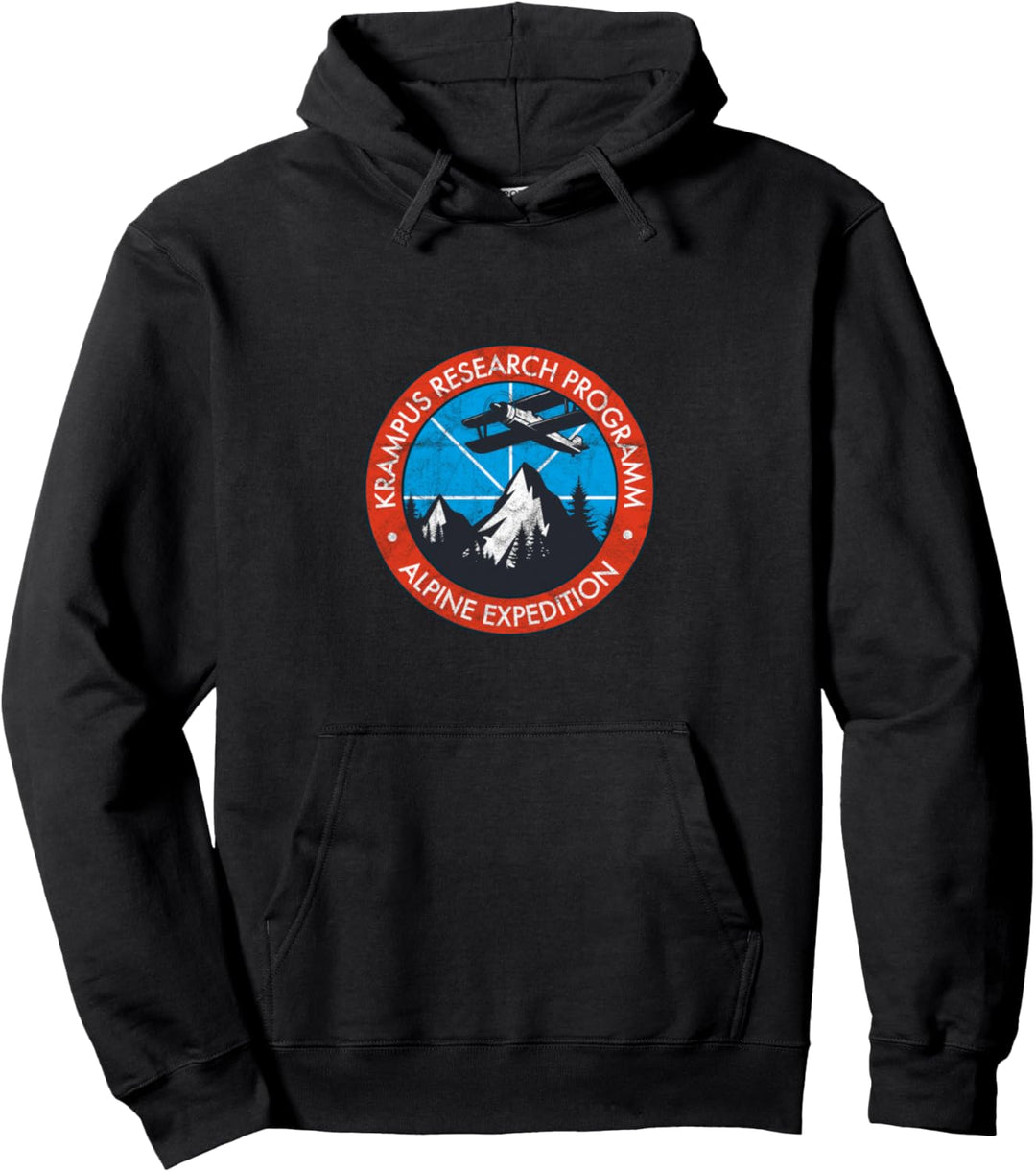 Krampus Verschwörung Weihnachten Dämon Percht Horror Okkult Pullover Hoodie