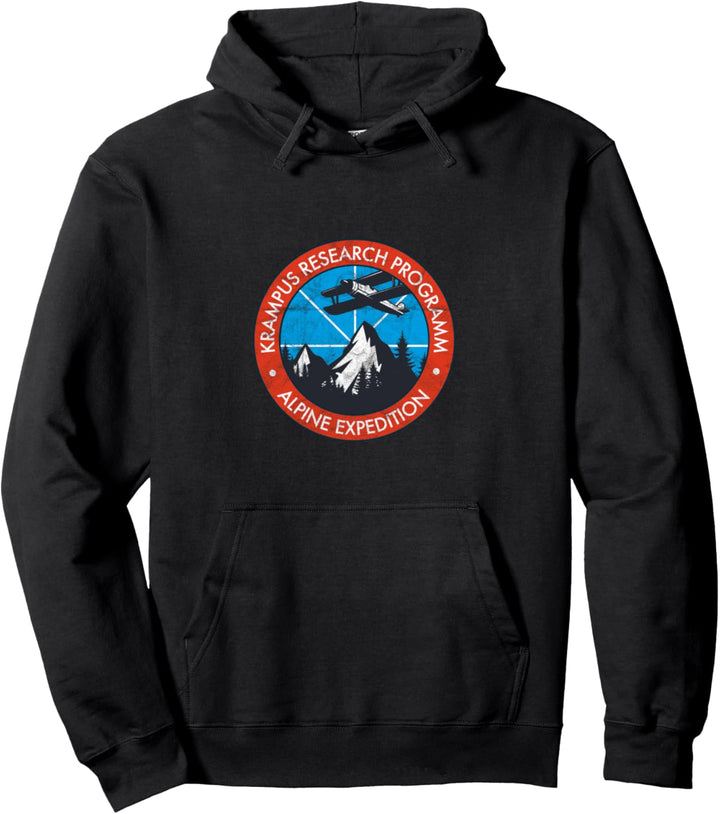 Krampus Verschwörung Weihnachten Dämon Percht Horror Okkult Pullover Hoodie