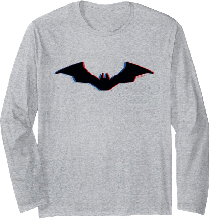 The Batman Tri-Color Bat Silhouette Langarmshirt