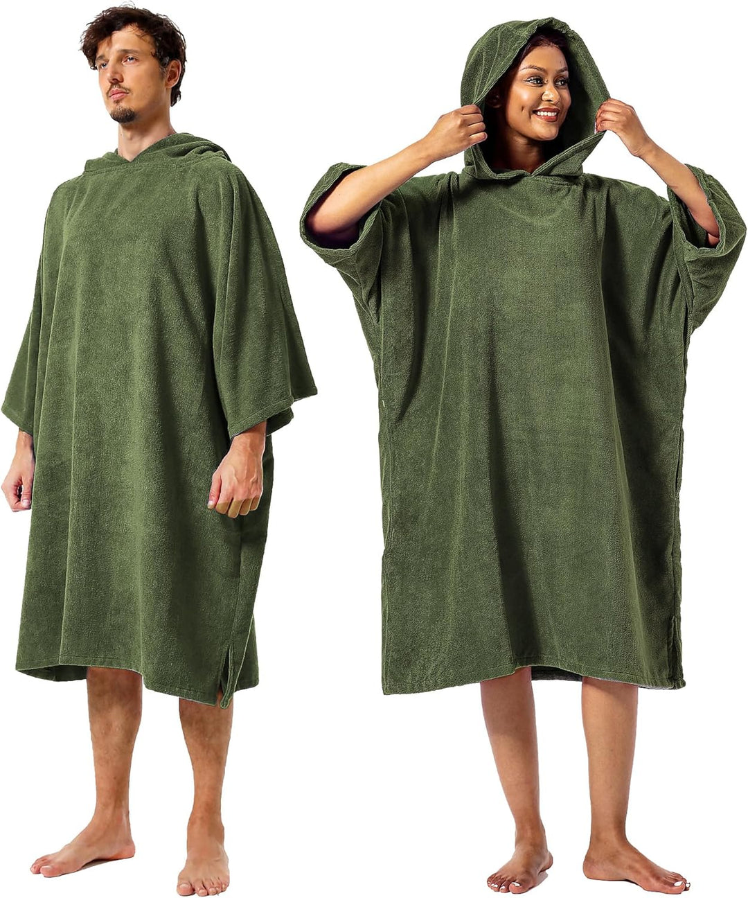 Winthome Poncho Schnelles Trocknen, Badeponcho Strand Umziehhilfe, Surf Poncho Leichtgewicht mit Tas