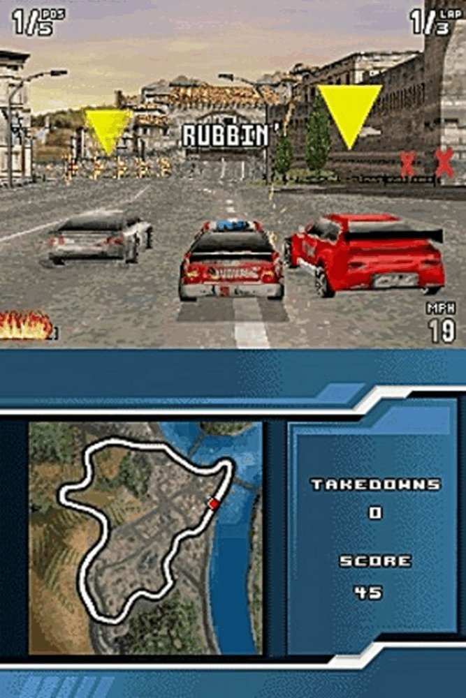 Burnout: Legends Nintendo DS Standard, Nintendo DS Standard