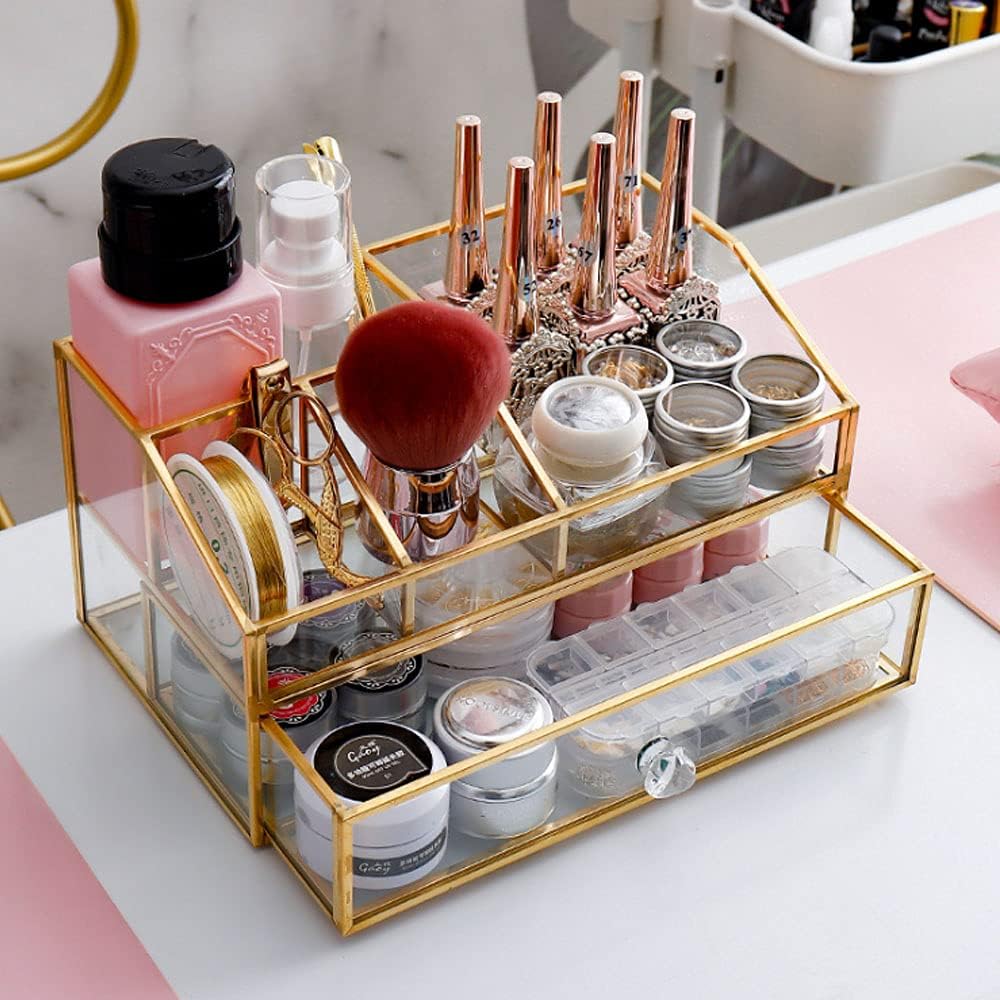 YUEHUA Kosmetikorganiser,Beauty Organizer, Make Up Kosmetik Organizer, Schmink Aufbewahrung Kosmetik