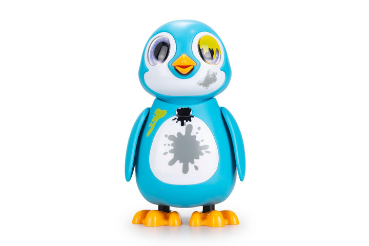 Silverlit – Rettungspinguin – Interaktiver Blauer Pinguin mit 20 verschiedenen Emotionen + 5 Zubehör