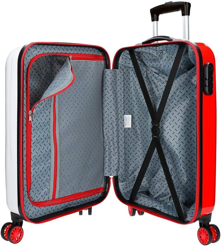Reebok Maveryck Kabinenkoffer Rot 38 x 55 x 20 cm Starres ABS Seitliches Zahlenschloss 34 L 2,86 kg