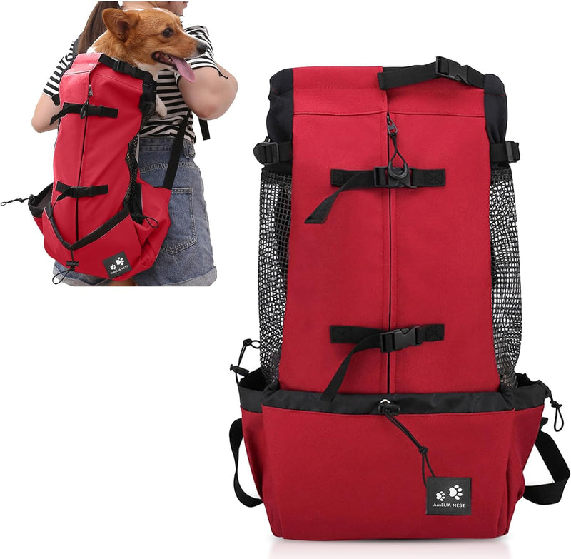 PETCUTE Hundetasche Hundetransporttasche Tragetasche füR Hunde Katzen Wanderrucksack Seite Atmungsak