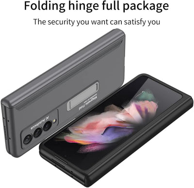 COQUE Galaxy Z Fold 3 5G Hülle, aufklappbare All-Inclusive-Hülle, klappbare Handyhülle für Samsung G