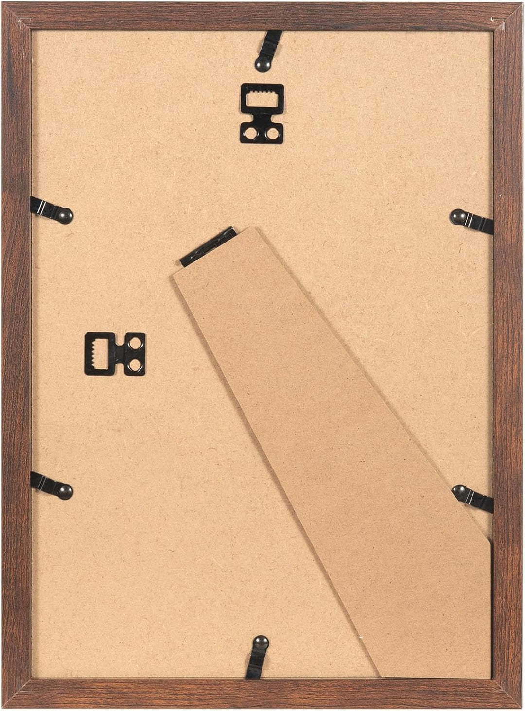 Bilderrahmen aus Walnussholz A4 mit Passepartout, 3er-Set, A4-Rahmen, A4-Bilderrahmen, A4-Posterrahm