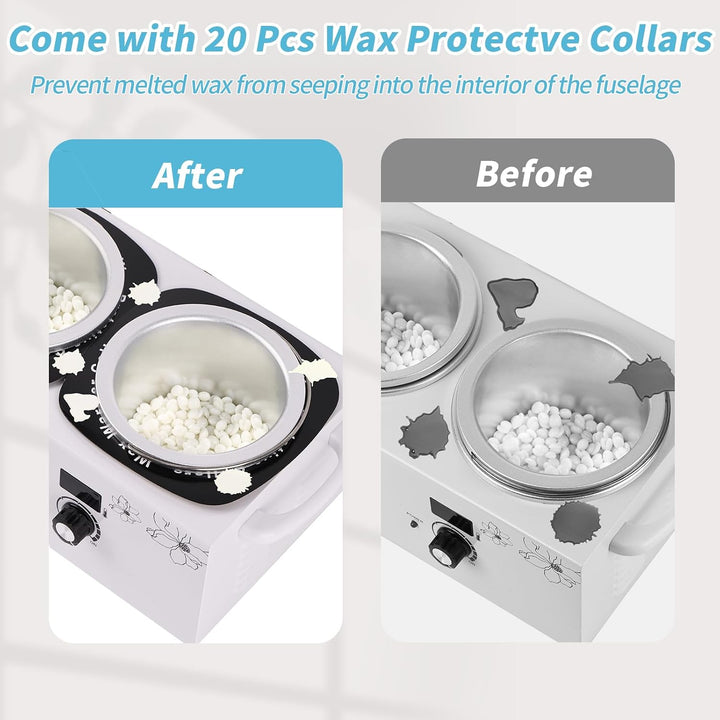 Doppel Wachswärmer mit temperaturanzeige, iklestar Professionelles digitale Wax Maschine