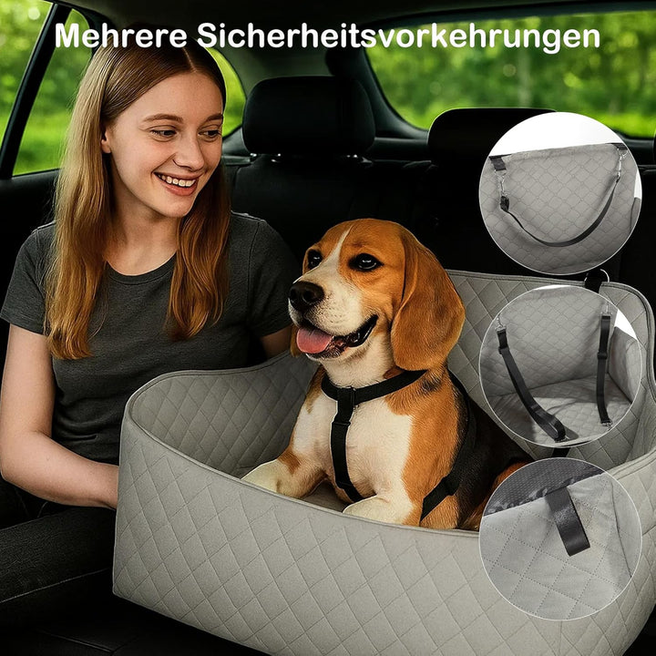 Hunde Autositz für grosse &amp; mittelgrosse Hunde bis 25 kg | Autositze mit Dicker Polsterung, Sicherhe