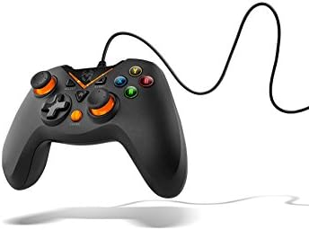 KROM Gamepad KEY -NXKROMKEY- Kabelgebundenes Gamepad, X-input und Direct - Input, Joystick und analo