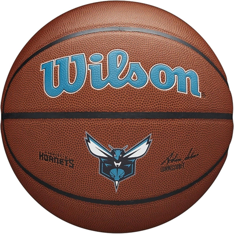 Wilson Unisex-Adult NBA Team Composite Basketball 7 Charlotte Hornets, 7 Charlotte Hornets