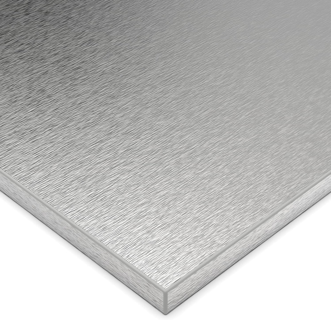 X57 Geschirrspülerfront 19mm voll-, teilintegriert und nach Mass (Edelstahl, 444x715mm), 444x715mm