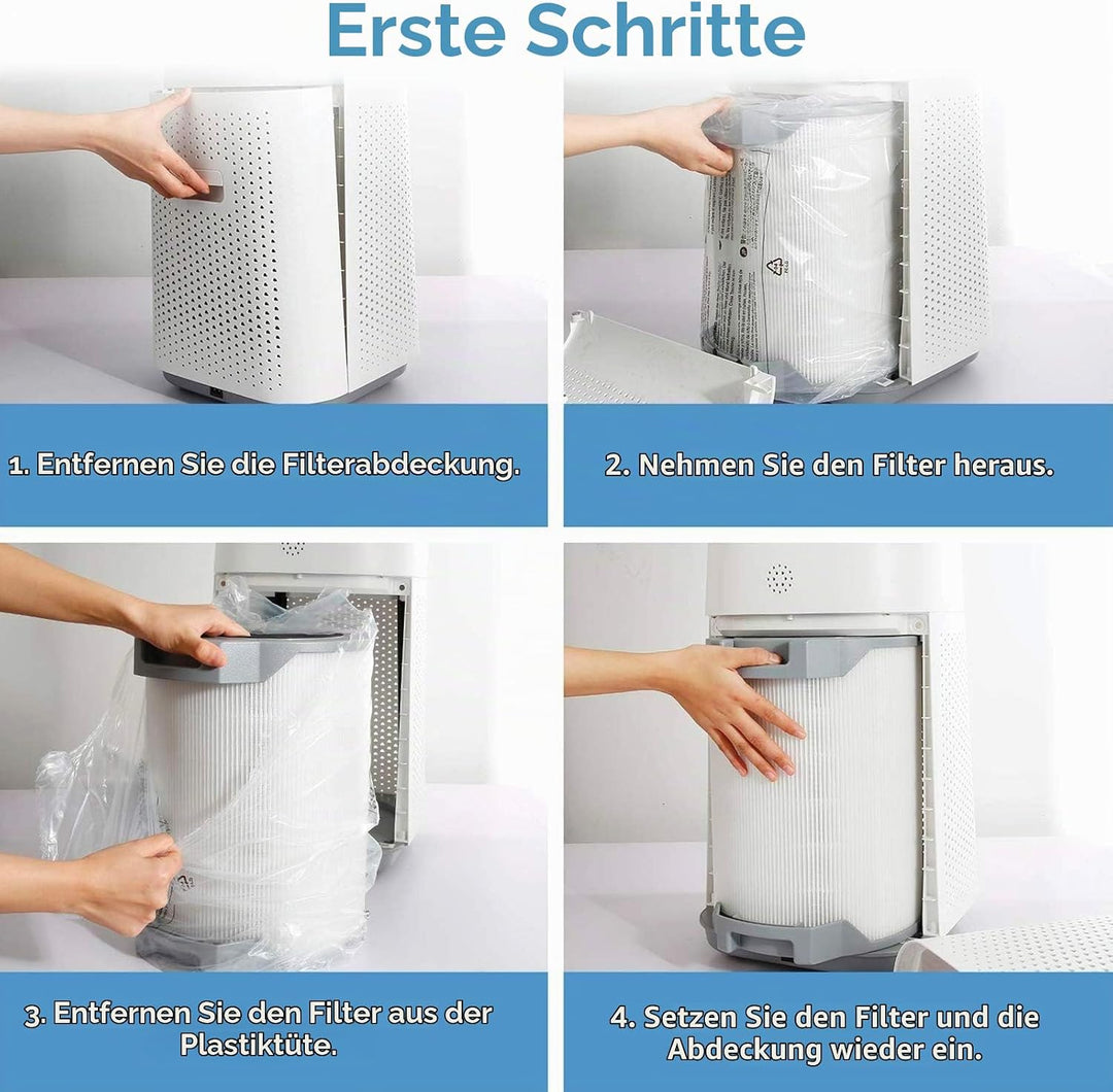Levoit Ersatzfilter Luftfilter für Luftreiniger LV-H134, hocheffizientes Kombifilter &amp; Aktivkohlefil